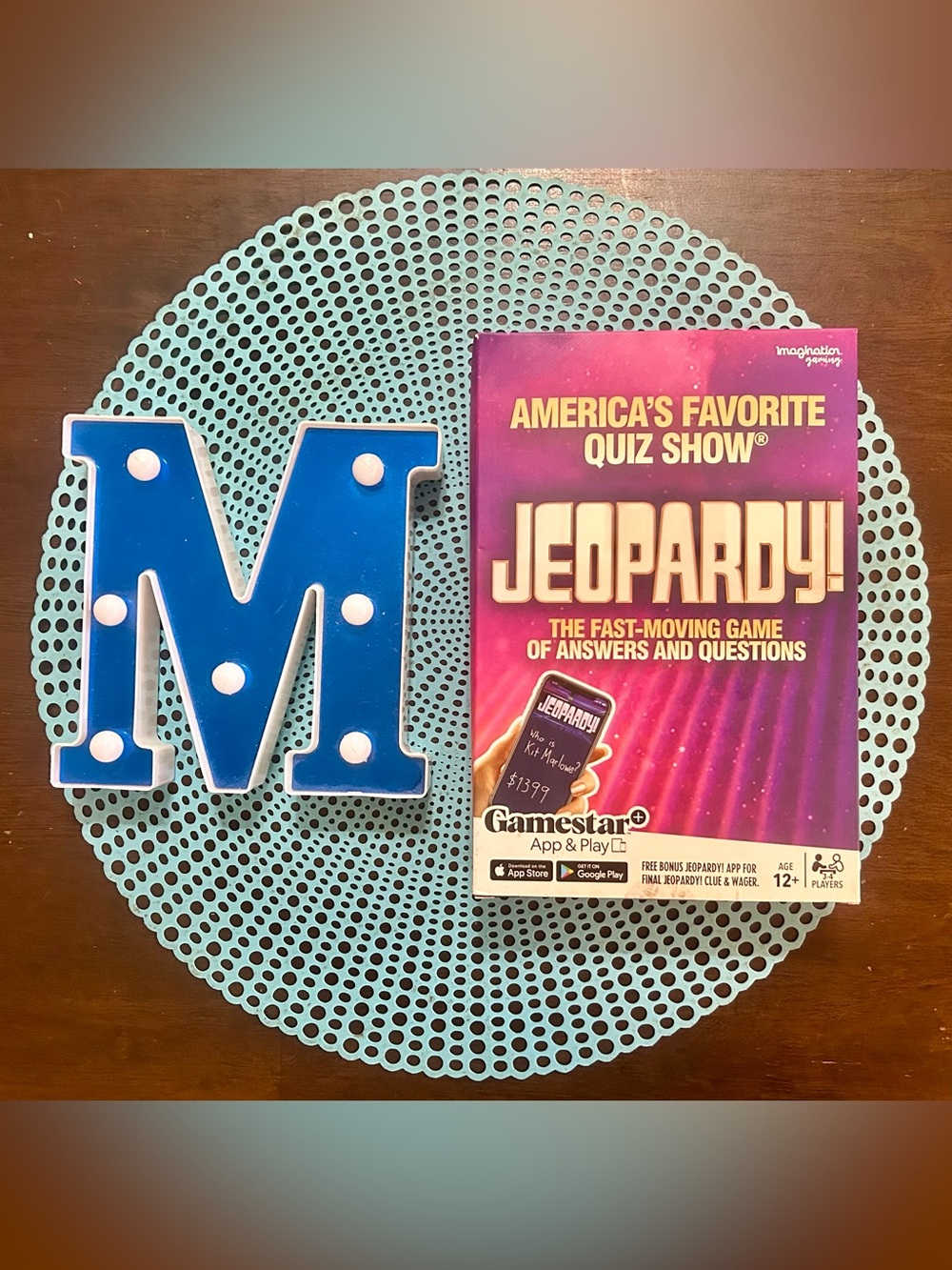 Imagination Gaming Jeopardy! Board Game App & Play Age 12+ 3-4 Players